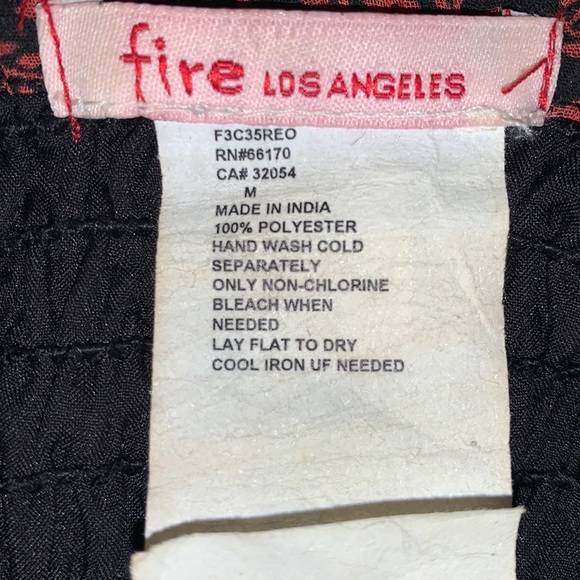 Fire Los Angeles Sundress: Fully Lined, Stretch back, Tie Neckline, Purse Bonus - Picture 9 of 9